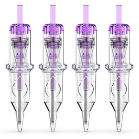 Wormhole Tattoo 50-piece cartridge needles set for precise lining.