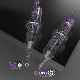 Wormhole 9RL size needle for confident liner strokes.