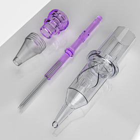 Wormhole Tattoo compatible cartridge needles fit standard grips and pen machines.