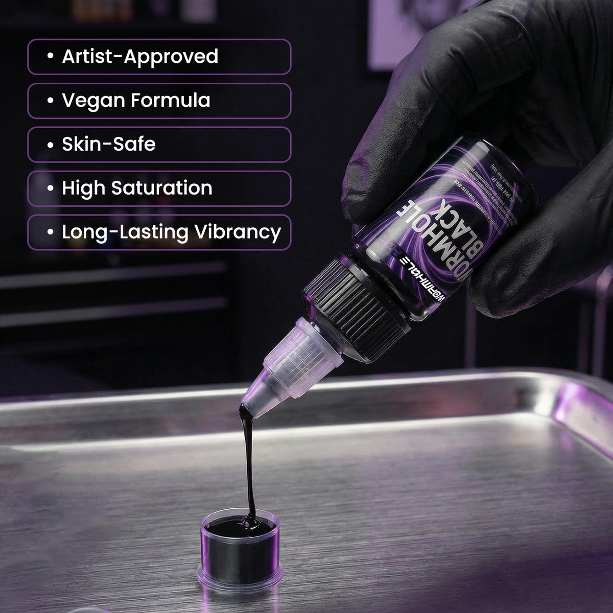 Wormhole Tattoo gun kit ideal for eyebrow detail work and delicate lines