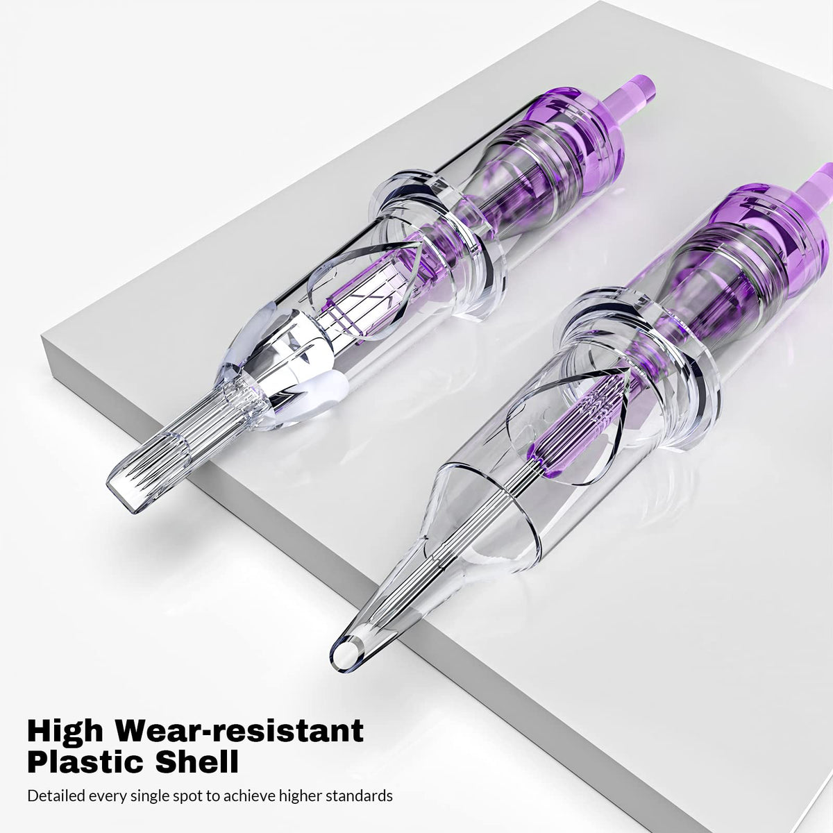 Wormhole Tattoo packaged needles in sealed bags for sterility and freshness.