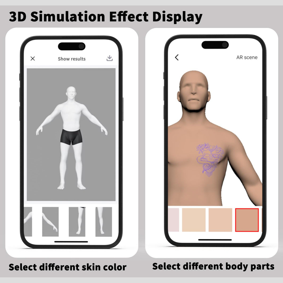 Wormhole Tattoo stencil printer app interface for image uploads