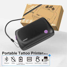 Wormhole MHT-M5 shown with tablet for on the go stencil printing