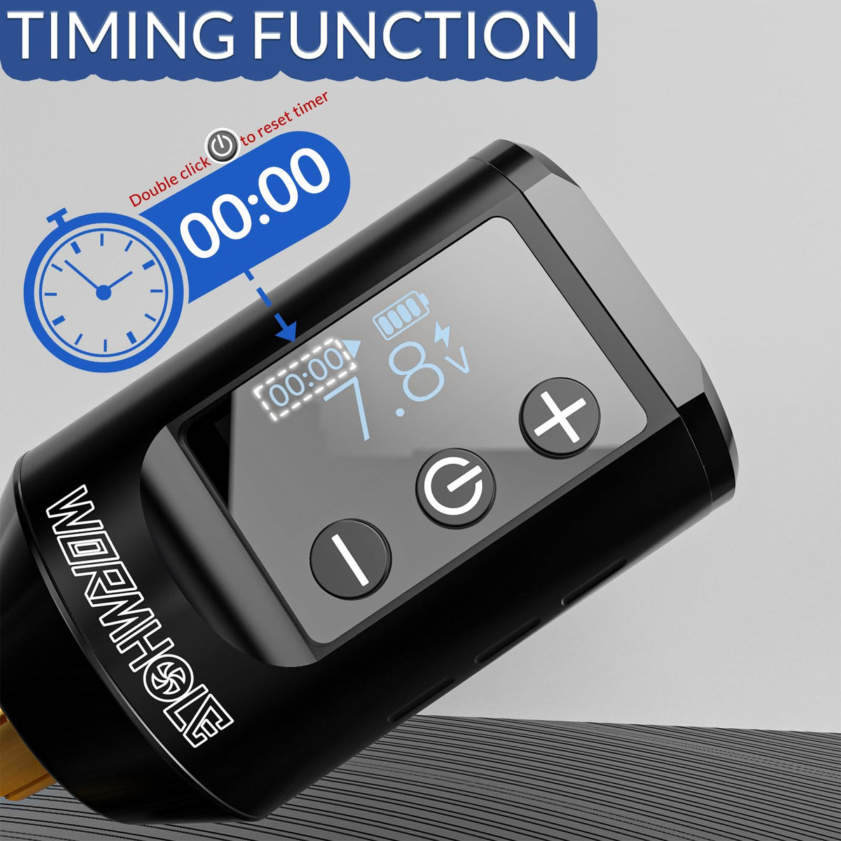 Wormhole Tattoo WB11-A dot-work mode offers 60 levels for precision.