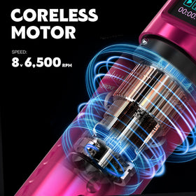 WORMHOLEPRO 1800mAh power supply highlighting long session reliability.