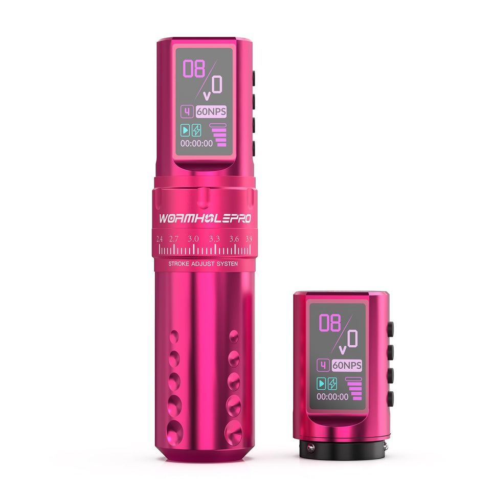 WORMHOLEPRO 7 coreless motor delivers smooth, cooler operation for extended sessions.