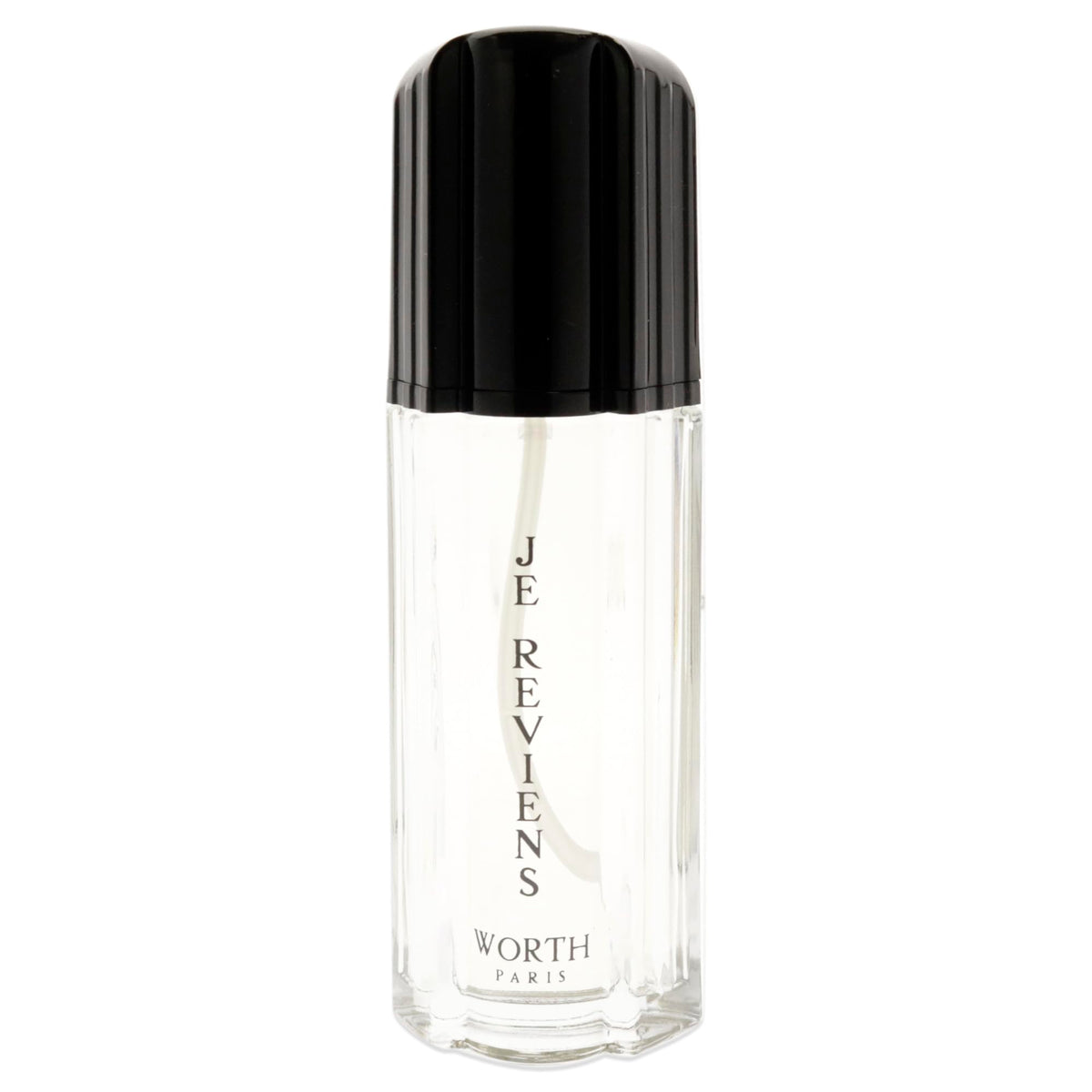 Worth Je Reviens EDT cap close-up shows refined design and premium feel.