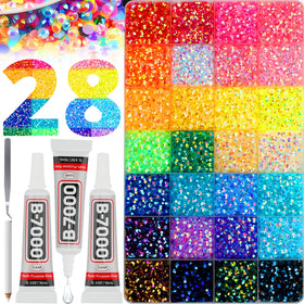Worthofbest 5mm rhinestones for bold tumbler decor with AB sparkle