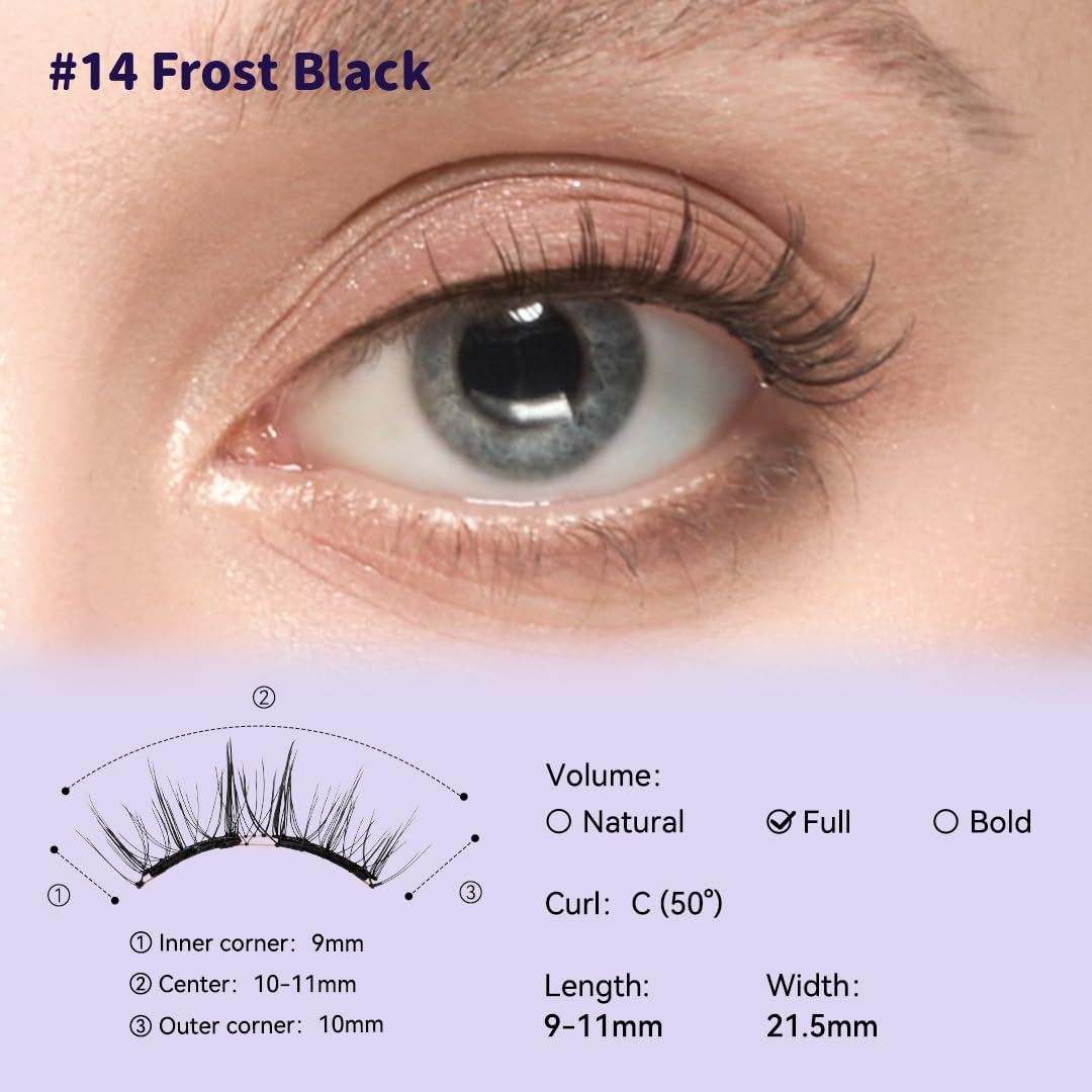 WOSADO lashes crafted with cruelty-free materials for lightweight comfort.