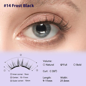 WOSADO lashes crafted with cruelty-free materials for lightweight comfort.