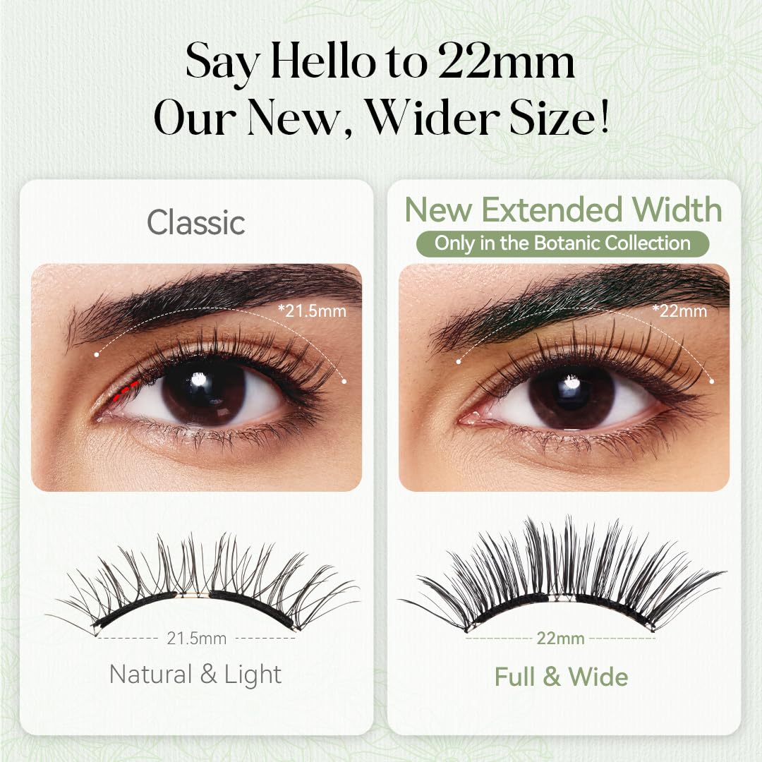 WOSADO Daisy lightweight lashes weighing 0.034g for daily comfort
