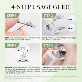 WOSADO Daisy waterproof lashes that stay put during the day