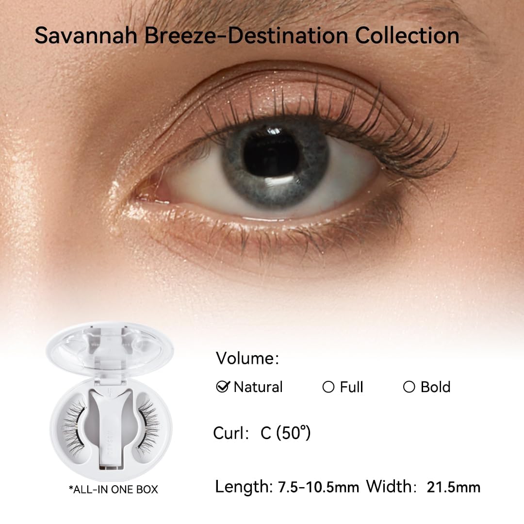 WOSADO applicator kit paired with magnetic lashes for precise, mess-free application.