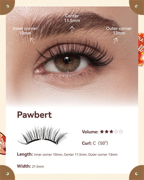WOSADO Pawbert cruelty-free materials emphasize feather-light comfort.