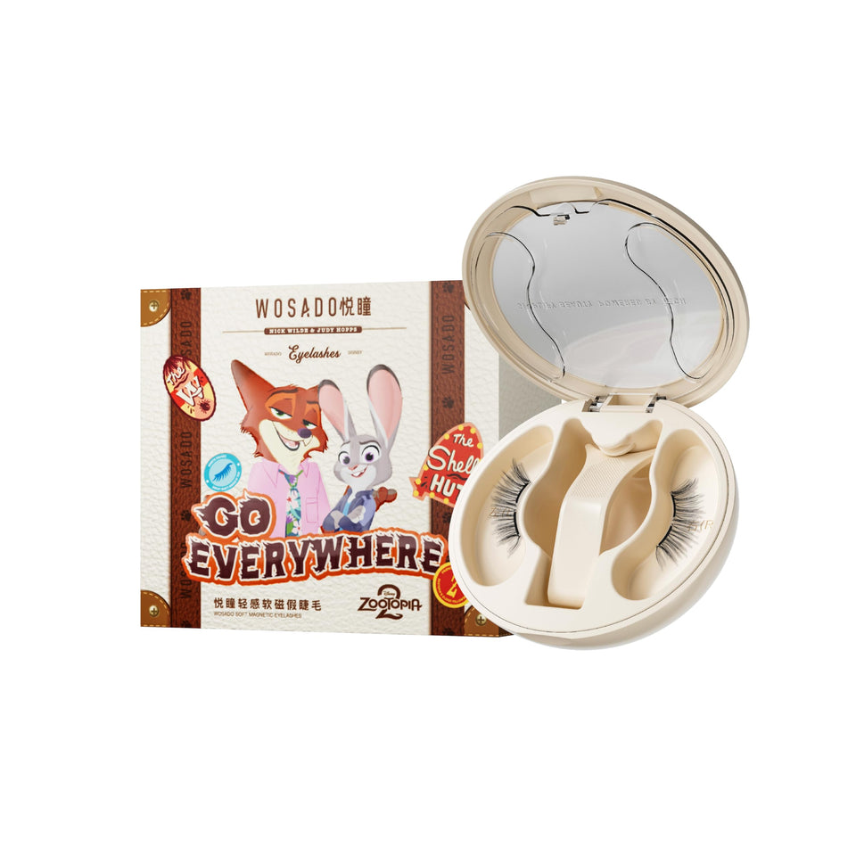 WOSADO Pawbert soft magnetic eyelashes kit for quick glue-free glamour.