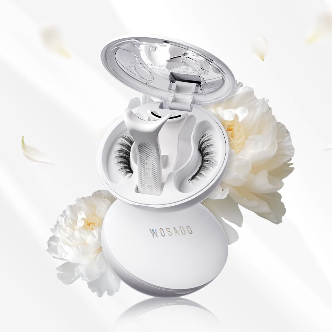 WOSADO Peony magnetic lashes with applicator for easy glue-free application