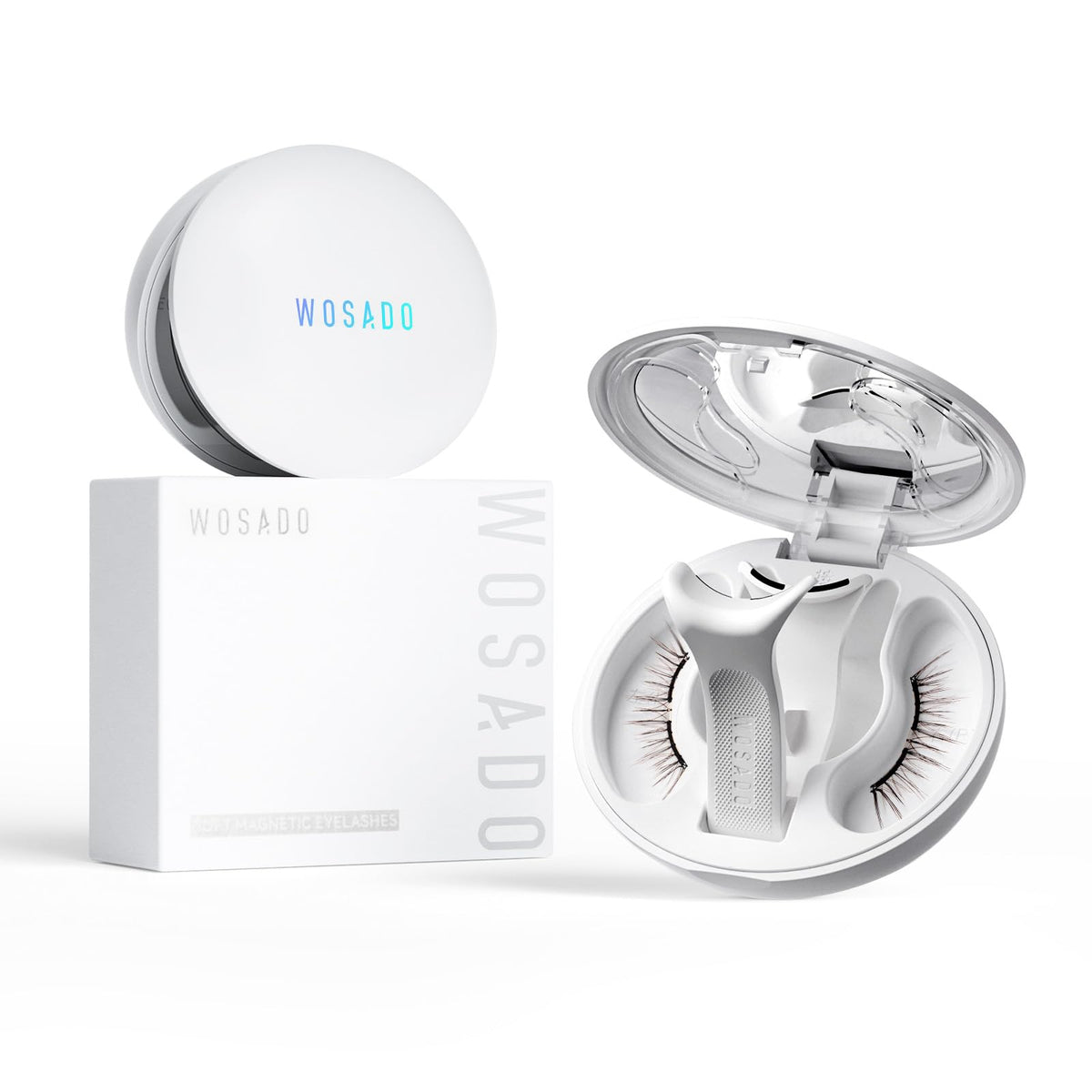 WOSADO Sedona Trail lashes with applicator for effortless glue-free wear.