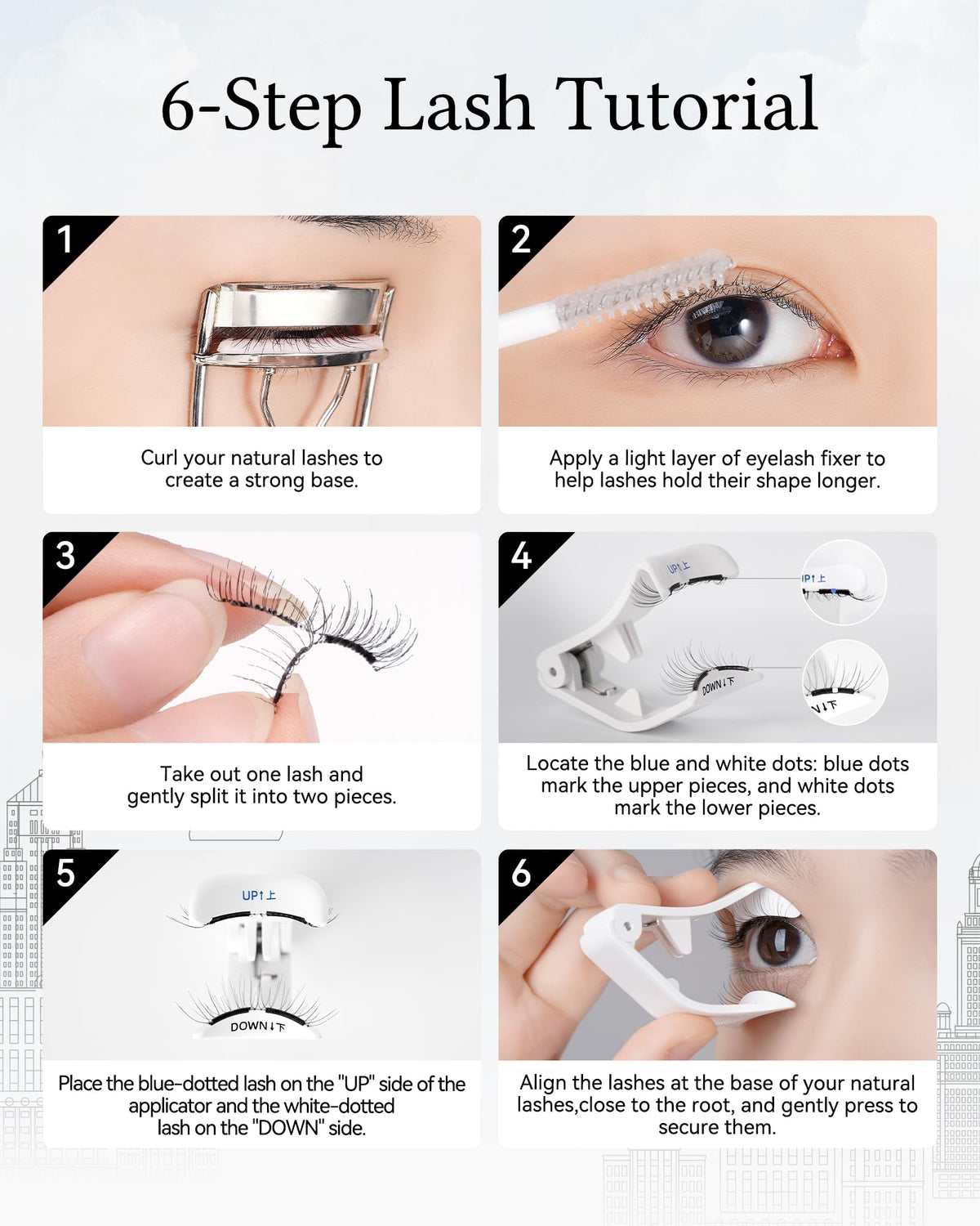 WOSADO waterproof magnetic lashes stay put in moisture and sweat