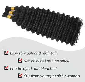 Wosama knotless boho braiding bundles ready for easy styling.