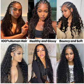 Wosama lightweight, skin-friendly hair ideal for comfortable wear.