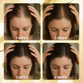 Scalp massage scene illustrating soothing care for dry itchy scalp