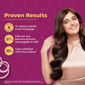 WOW Skin Science hair oil application on damp hair promotes shine.