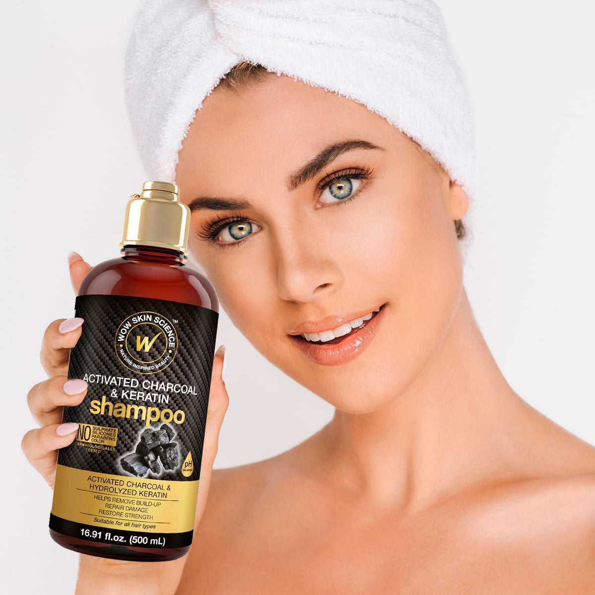 WOW Skin Science hard water friendly cleansing for scalp.