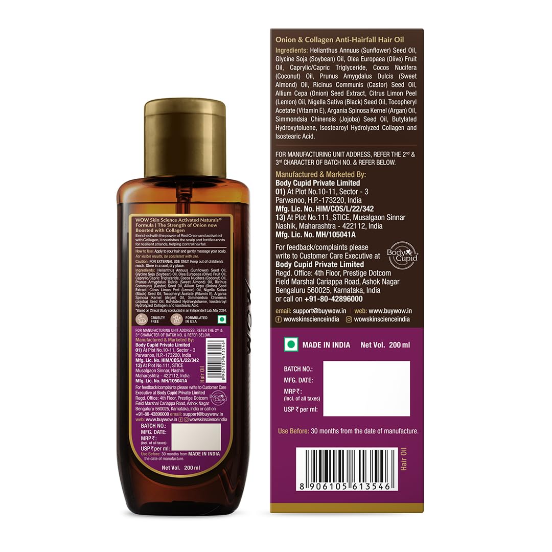 WOW Skin Science sulfate-free formula supports healthy-looking hair.