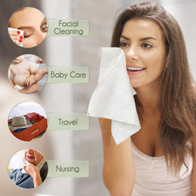 WOWOTEX biodegradable viscose fiber material supports eco-friendly disposable cleansing.