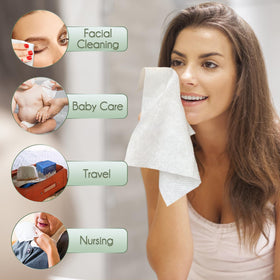 Nursing and baby care with WOWOTEX disposable face towels