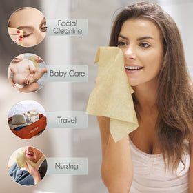 WOWOTEX sensitive skin towel – fragrance-free for all ages.
