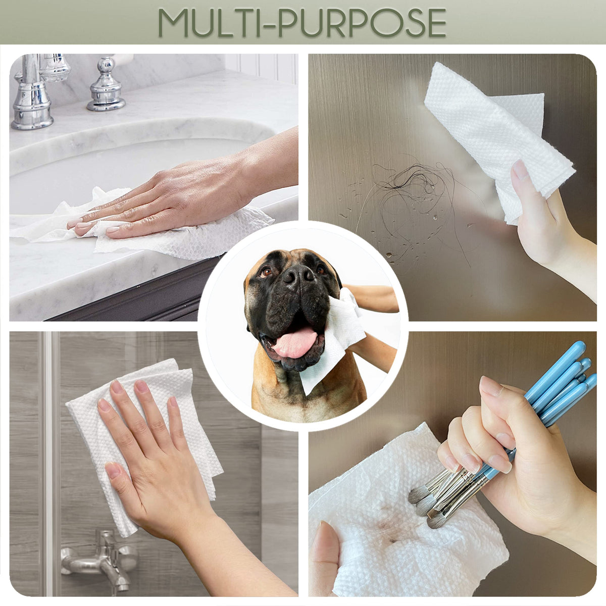 WOWOTEX travel-friendly disposable towels for on-the-go cleaning.