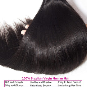 WOWQUEEN 24 inch 10A Brazilian straight hair packshot for lengthier styles