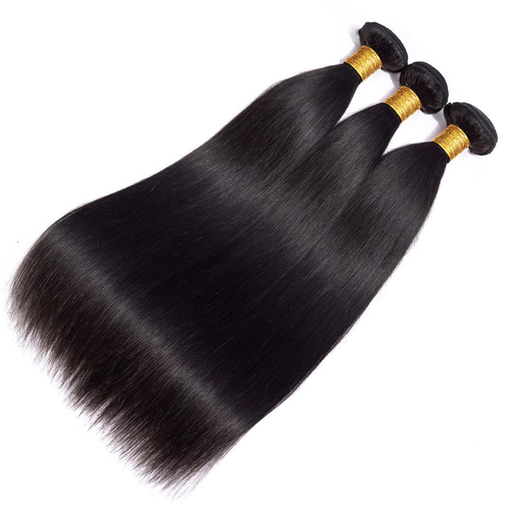 WOWQUEEN 14-inch bundles natural-look weave ideal for everyday styling