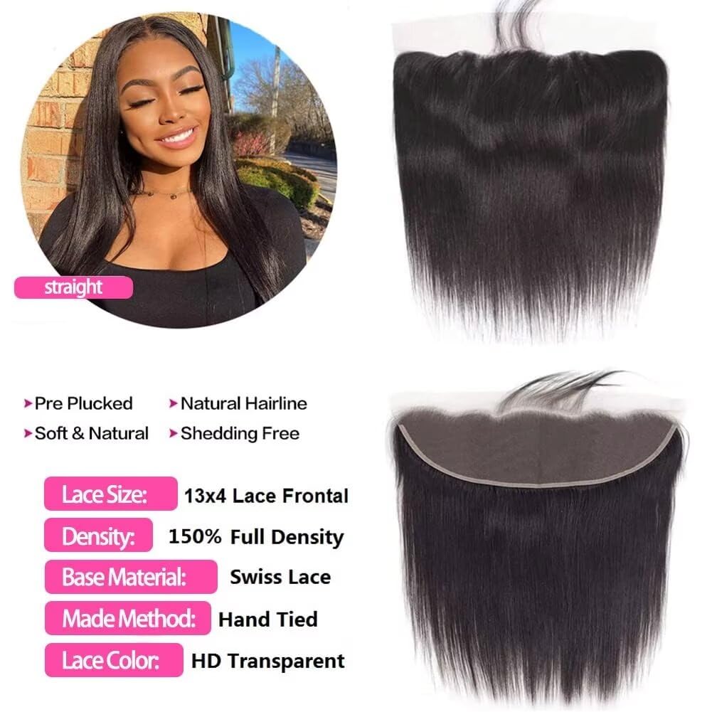 Wowqueen Beauty frontal detail with baby hairs for a natural edge.
