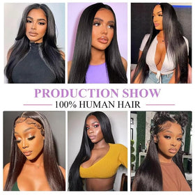 Wowqueen Beauty ear-to-ear lace closure for secure, comfortable wear.