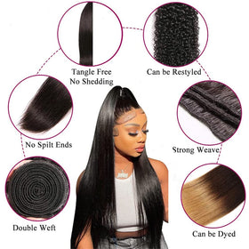 WOWQUEEN soft silky hair with no tangling when styled.