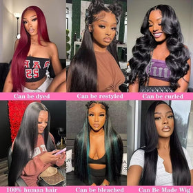 Wowqueen Beauty straight bundles with no tangle for smooth styling.
