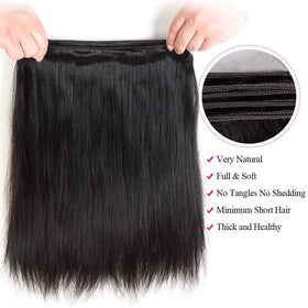 WOWQUEEN straight bundles offer versatile styling from sleek to curled