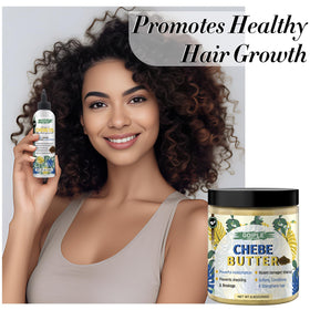 WOZUTUNT Chebe Hair care set displayed on dresser offering versatile routine