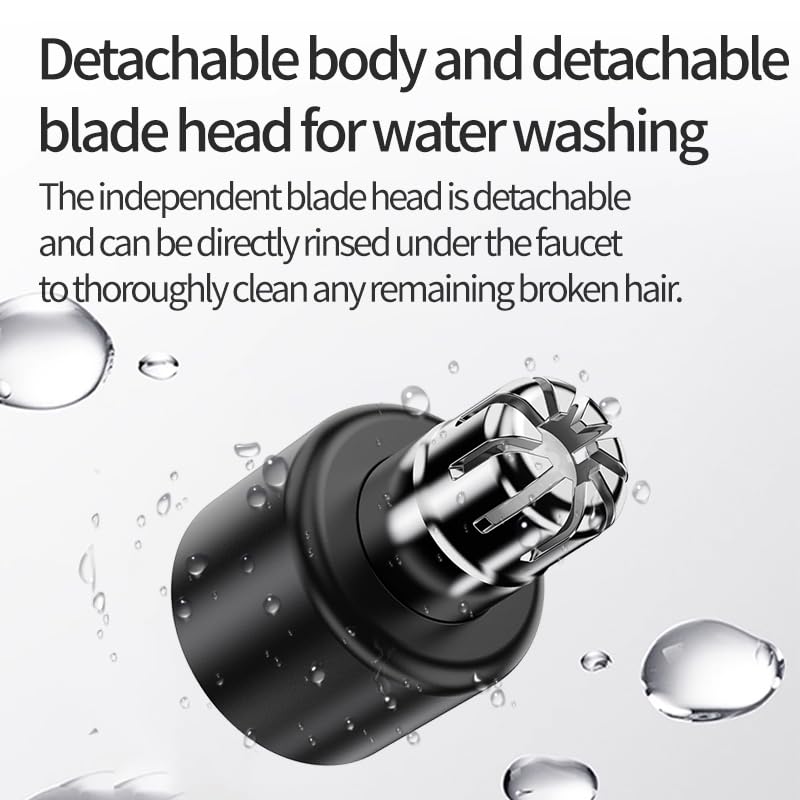 WPBB nose hair trimmer travel-ready in a travel bag.