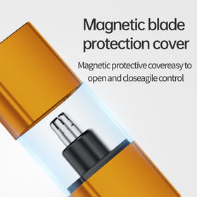 WPBB nose hair trimmer USB-C charging scene highlighting quick recharge.
