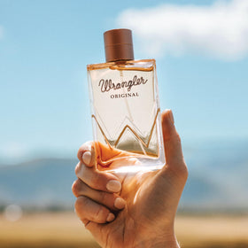 Wrangler Original perfume on vanity display for a feminine, ready-to-wear accessory.