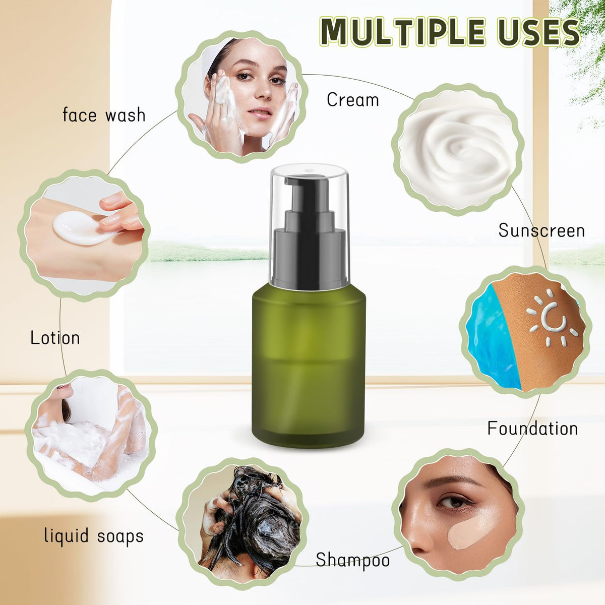 Wresty 60ml bottle fits in a purse or makeup bag for on-the-go use.