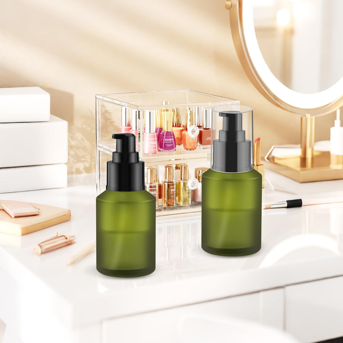Wresty bottles ideal for lotion, cream, essence, and more.