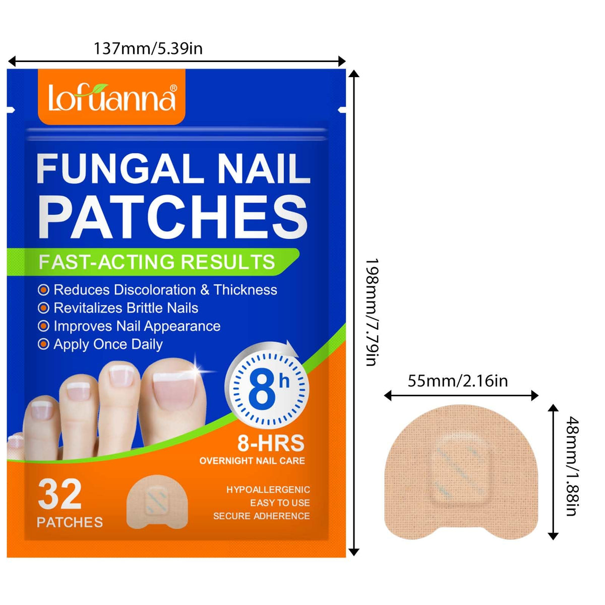 WRFAATGO long-term nail care plan for 3-6 months helps maintain healthy nails.