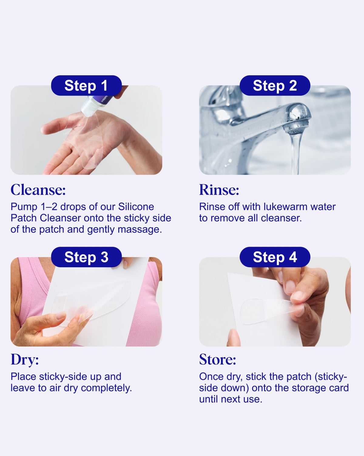 Occlusive layer created by Wrinkles Schminkles patches helps skin stay hydrated.