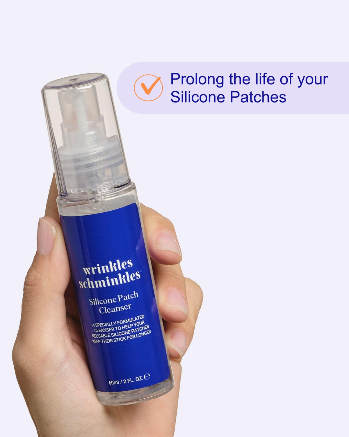Reusable, skin-friendly Wrinkles Schminkles patches, ready for day or night use.