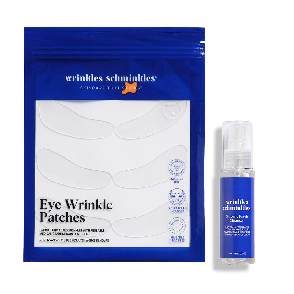 Wrinkles Schminkles under-eye patches starter pack for smoother-looking under-eye skin.
