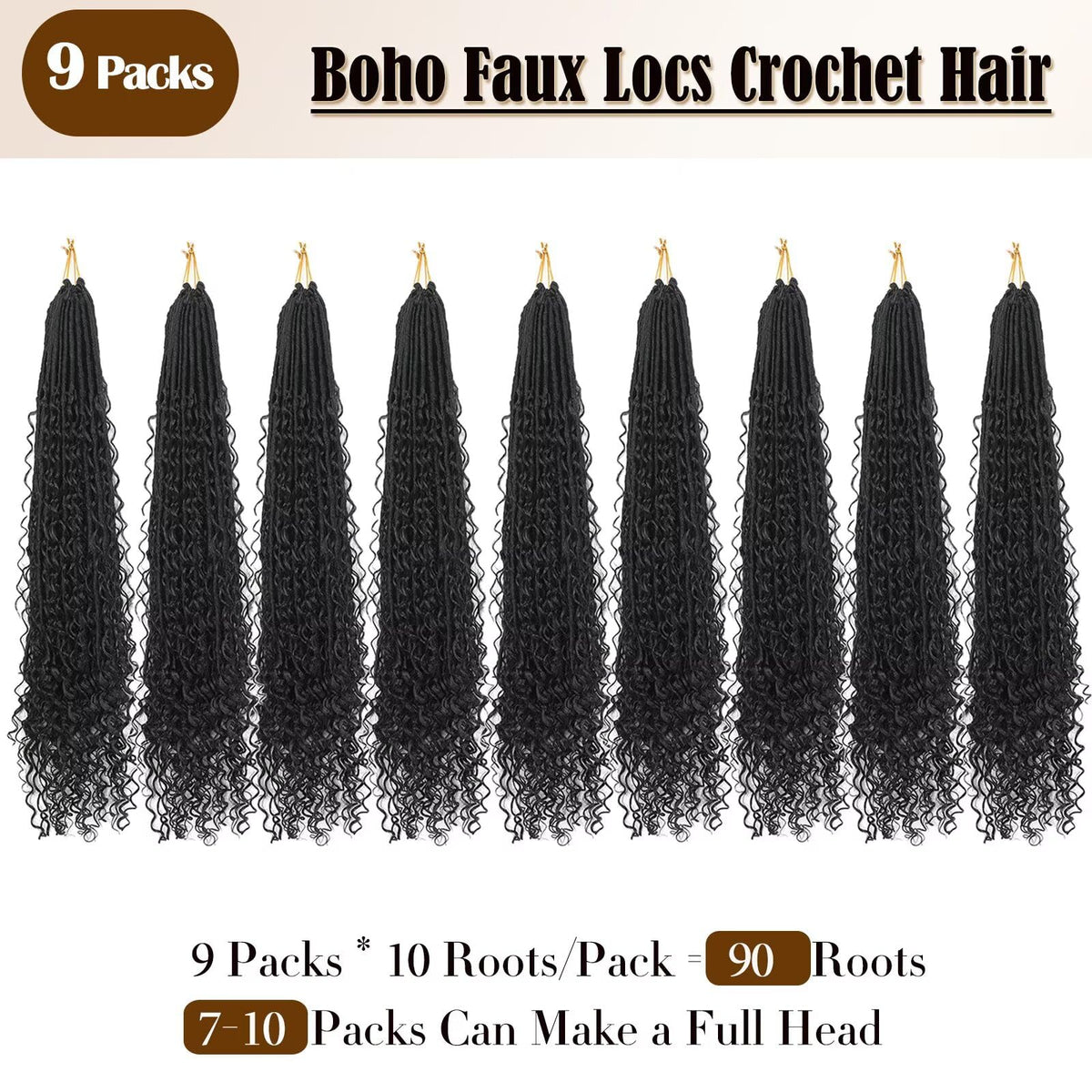 WSTAR Boho Goddess Locs color options offer versatile looks.